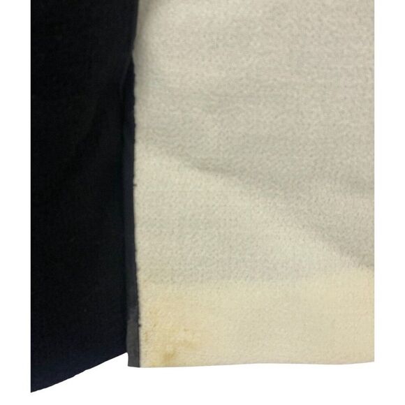 Aurora Ruffolo Christian Ruperto Womens Dress M Crepe Mini Black White Vintage - Picture 4 of 8